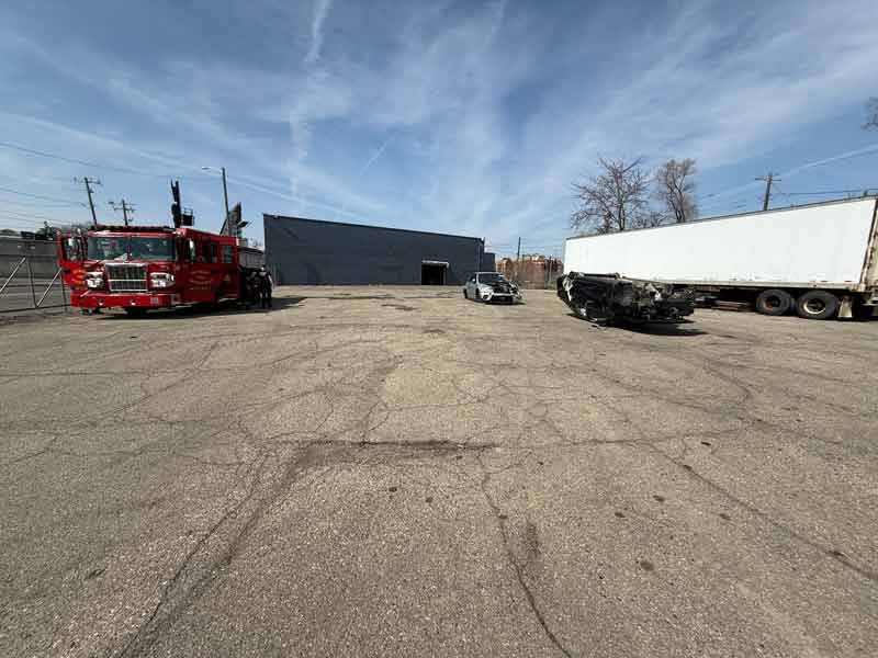 Holbrook Auto Parts donated two cars to Detroit Fire Department